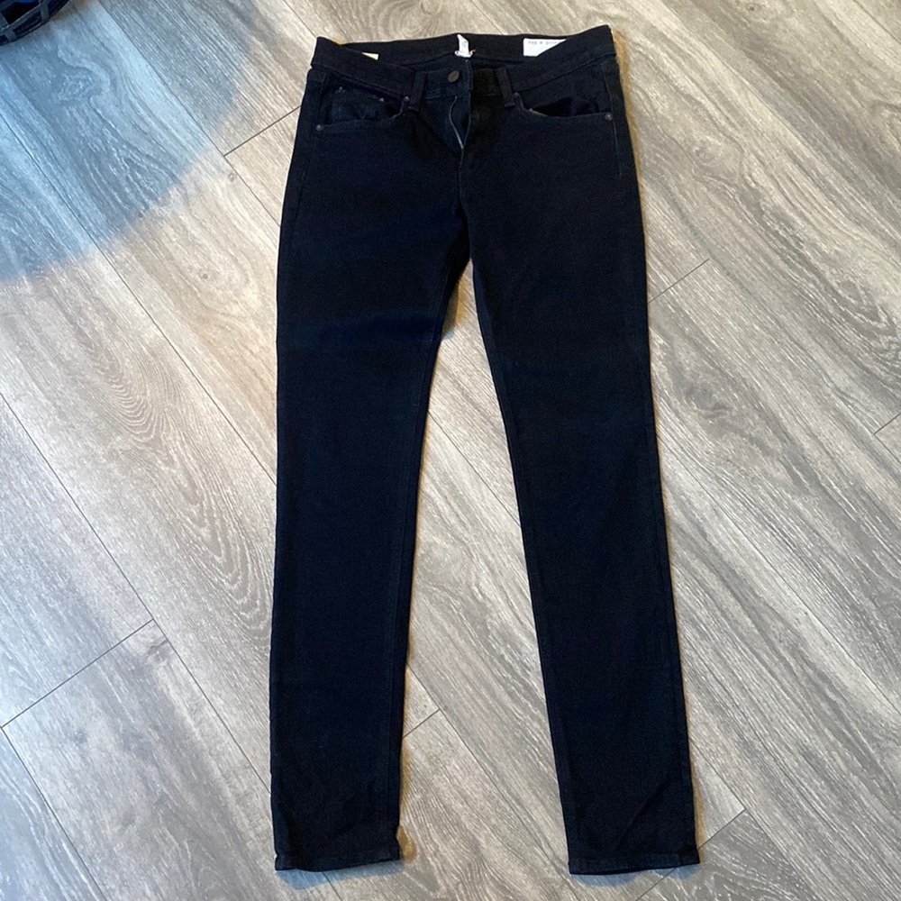 Rag and bone ladies black denim 27